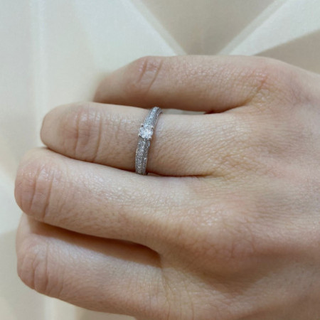 Grace Diamond Ring White Gold