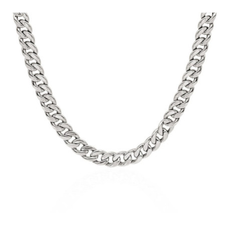 Cuban Chain 60cm Solid Sterling Silver 925 7mm