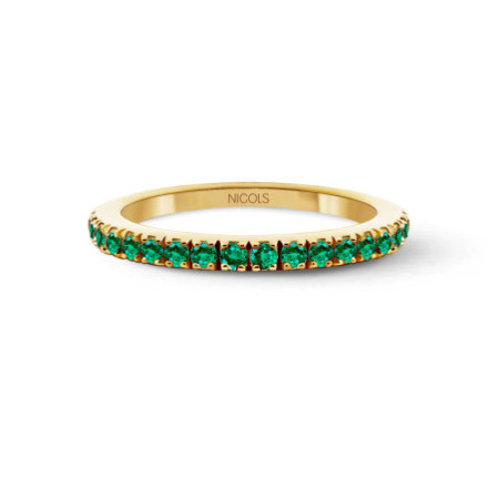 Stackable Emerald Ring DAFNE BAND