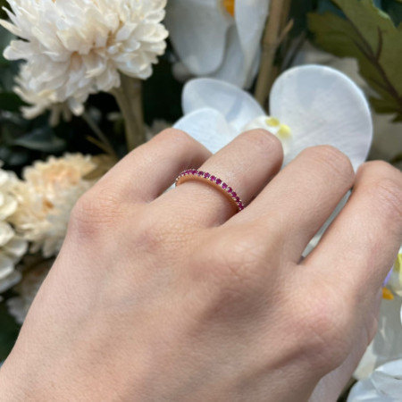 Ruby Stackable Ring DAFNE BAND
