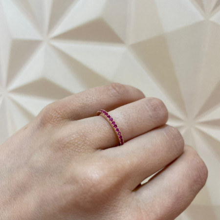 Ruby Stackable Ring DAFNE BAND