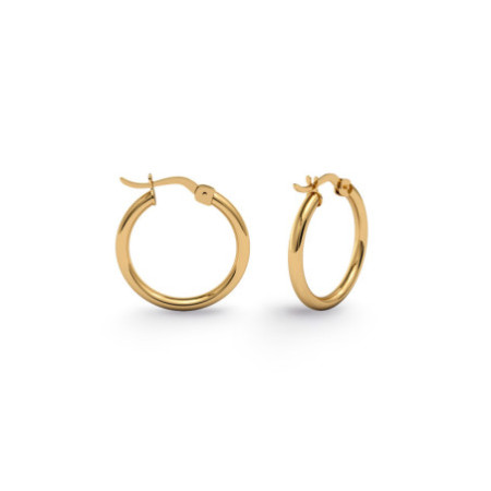 BASIC Creole Hoop Earrings GOLD