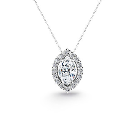 Collar Diamantes Angie talla Marquise 0.31