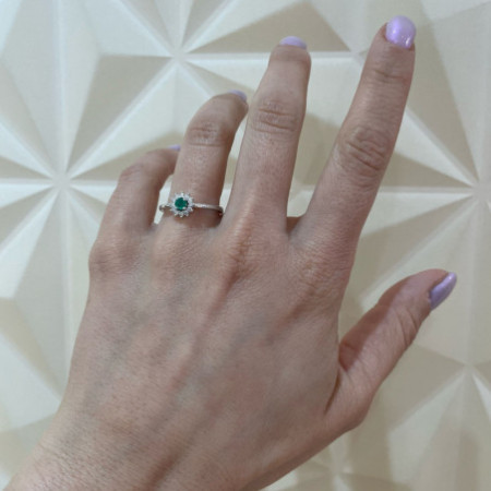 Margarita Emerald Ring 0.25