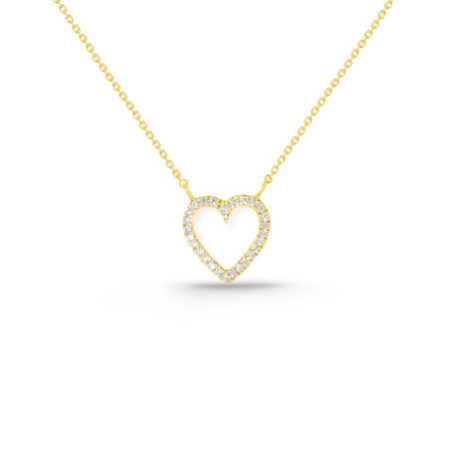 Gold necklace LOVE HEART