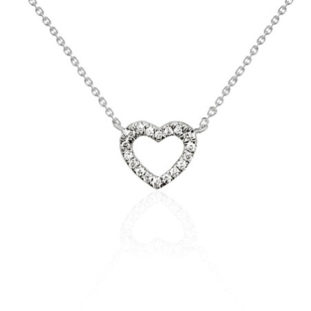 Diamond Heart Necklace NICOLS