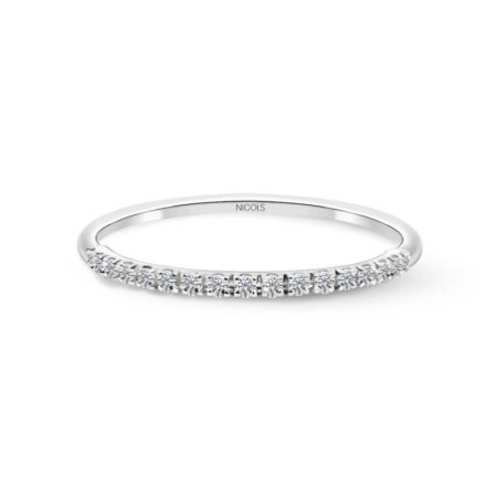 Azalea Diamond Ring 0.12 White Gold