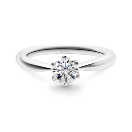 Alexia Engagement Ring White Gold (18kt) with Diamond 0.75ct
