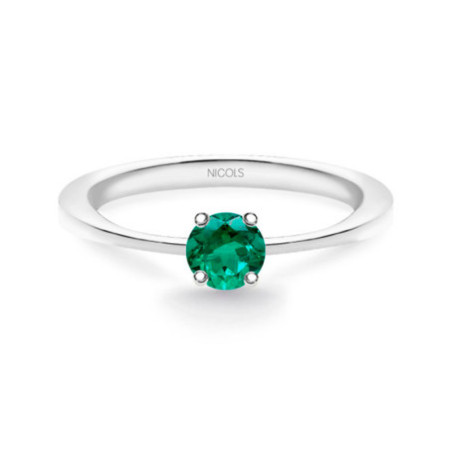 Isabella Emerald Solitaire Ring 0.20ct