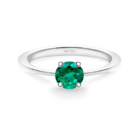Isabella Emerald Solitaire Ring 0.50ct