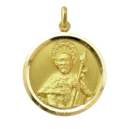 Santiago Apostol Medal 18 kt Gold.